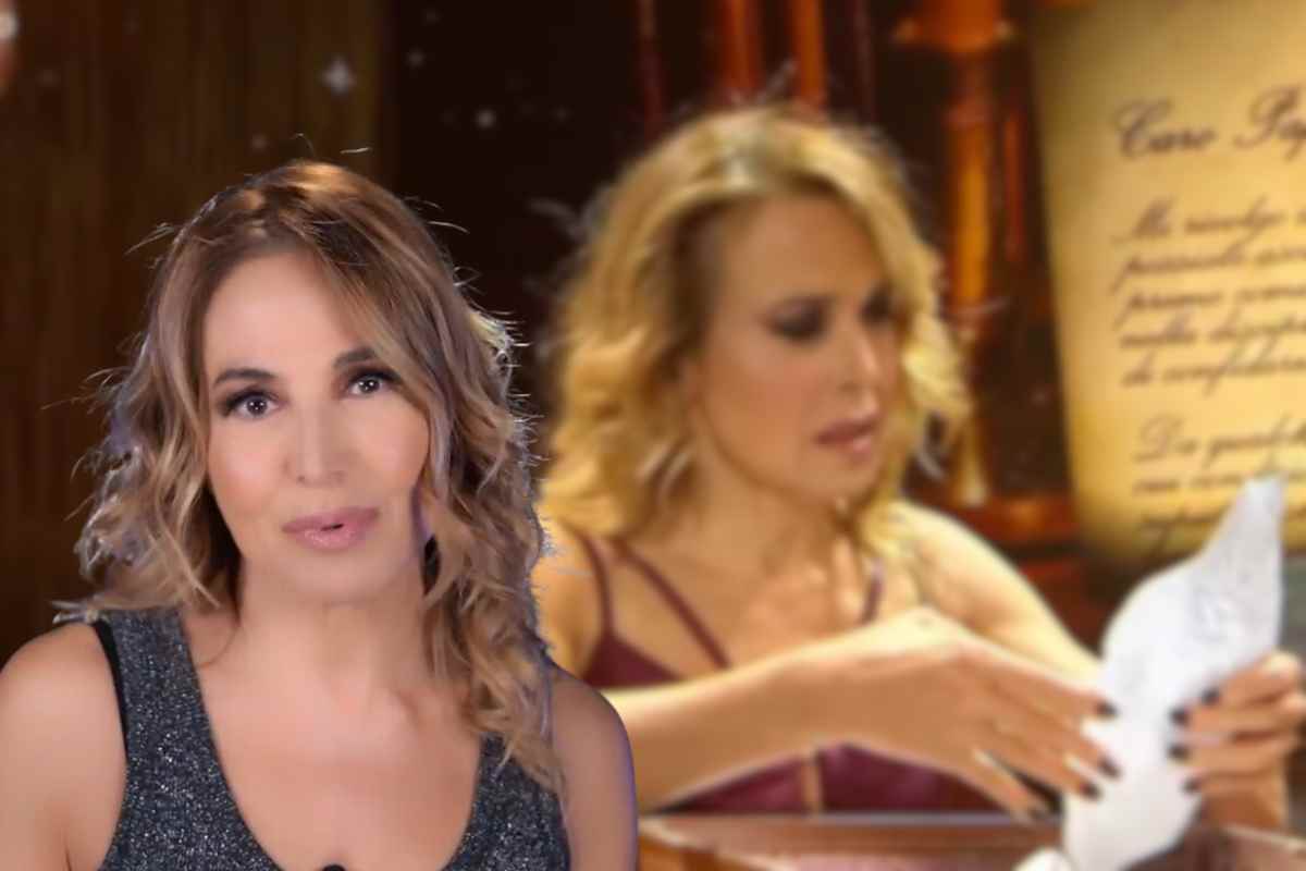 barbara d'urso messaggio inaspettato